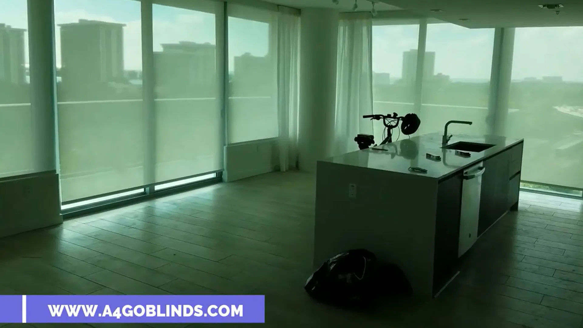 Residential Roller Shades Motorized Window Treatments